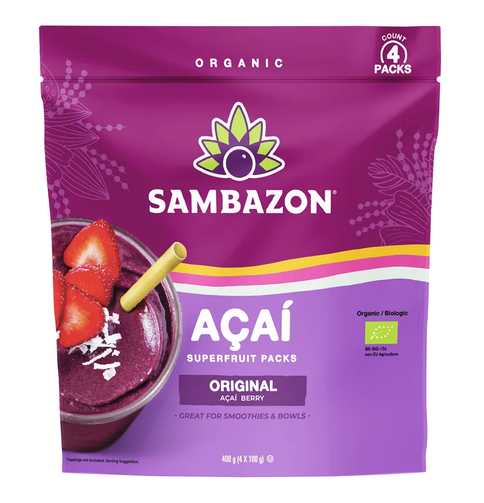 Асаи́ Био замразено Original Smoothie Pack SAMBAZON 4 х 100 г